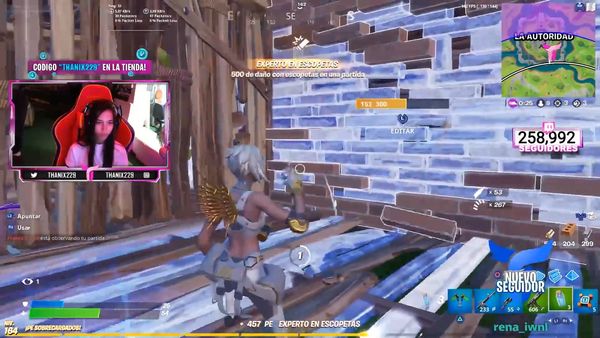La jugadora Femenina de Fortnite De Estreno (ThaNix229) - Episodio 13