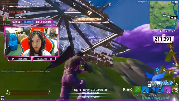 La jugadora Femenina de Fortnite De Estreno (ThaNix229) - Episodio 3