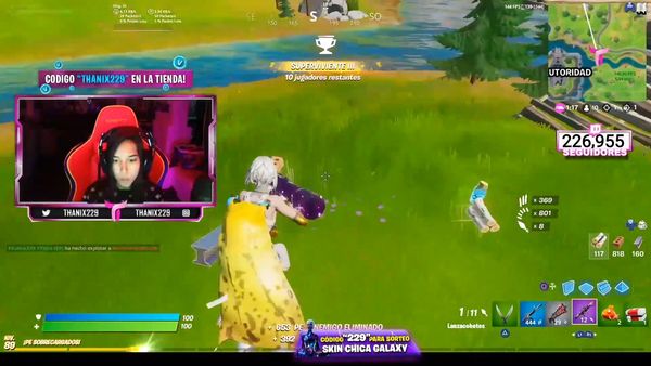 La jugadora Femenina de Fortnite De Estreno (ThaNix229) - Episodio 11