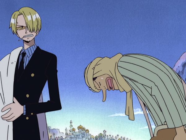 One Piece - Arabasta Saga - ¡Terminó la batalla! Koza levanta la bandera blanca.