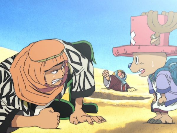 One Piece - Arabasta Saga - ¡Ruinas y gente perdida! Vivi, sus amigos y la forma del país.