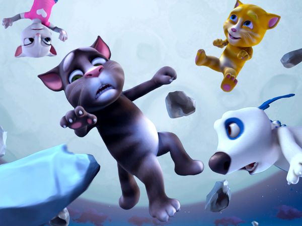 Talking Tom e Amigos - No Mundo da Lua