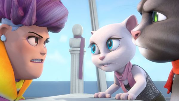Talking Tom e Amigos - A Echarpe da Angela
