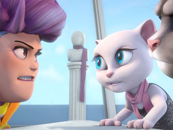 Talking Tom e Amigos - A Echarpe da Angela