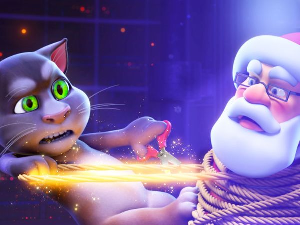 Talking Tom e Amigos - Salvem o Papai Noel