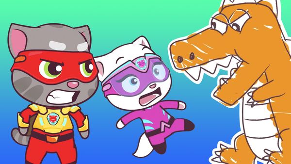 Talking Tom Heroes - Monstros mágicos