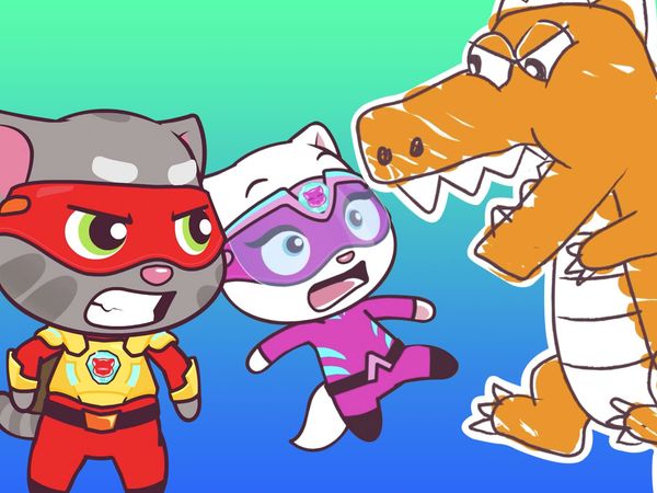 Talking Tom Heroes - Monstros mágicos