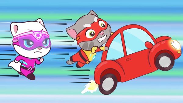 Talking Tom Heroes - O Carro Maluco