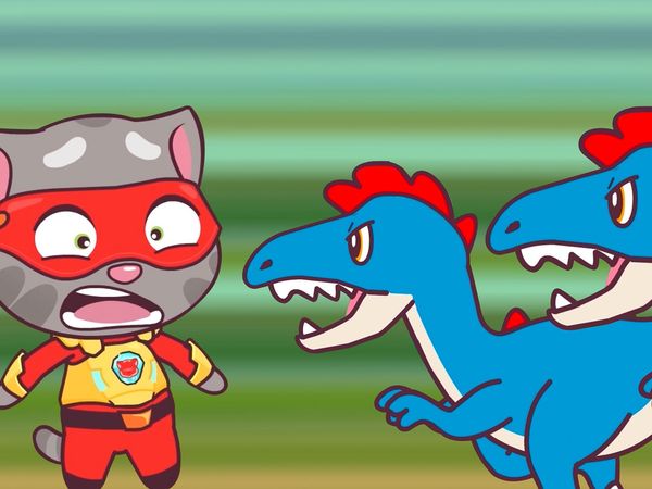 Talking Tom Heroes - Panquecas e Dinossaros