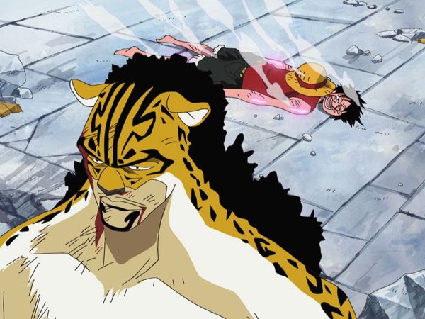 One Piece - Water 7 Saga - ¡Puños llenos de emoción! Luffy lanza su Ametralladora con todas sus fuerzas