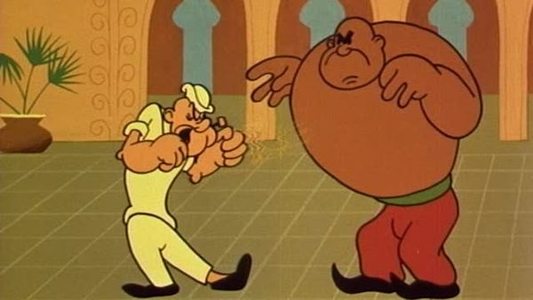 Popeye el marino - Insultando al sultán