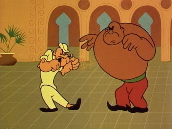 Popeye el marino - Insultando al sultán