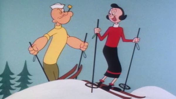 Popeye el marino - Tonto salto de esquí