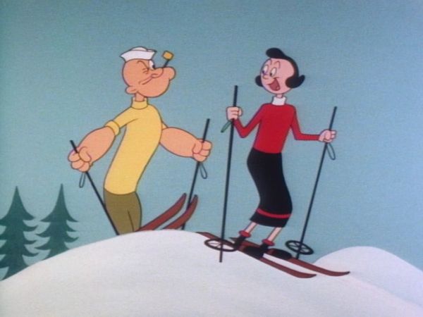 Popeye el marino - Tonto salto de esquí
