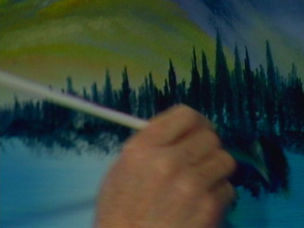 The Joy of Painting with Bob Ross - Mountain in an Oval