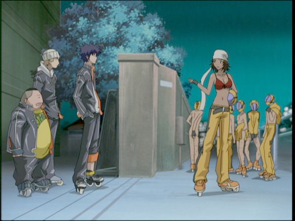 Air Gear - Qué quieres decir con las alas de Icarus, te mostraré mi talento, Rika-Nee