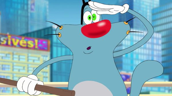 Oggy et les cafards - La maison dirigeable | Le Cube | Des pales pour Oggy