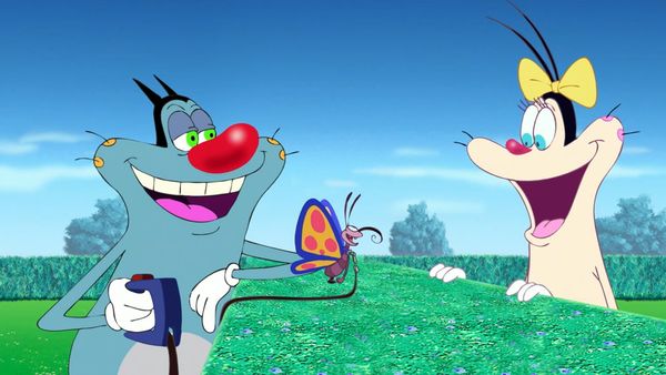 Oggy et les cafards - La course aux papillons | La course aux baignoires | Skate attitude