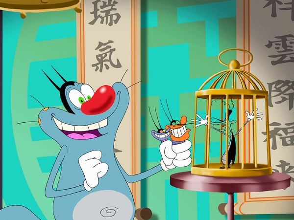 Oggy et les cafards - Tribulations en Chine | La Guerre du Mini Golf | Le Gros Bleu
