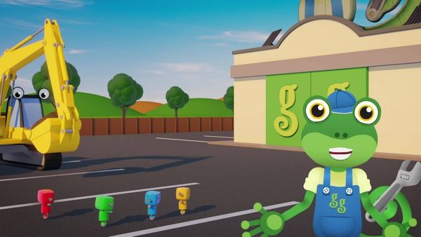 El taller de Gecko - Sammy el autobús escolar