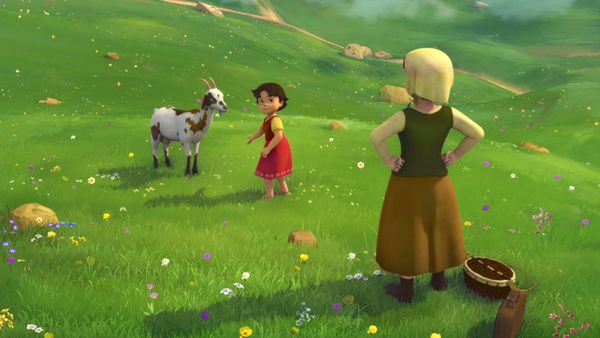 Heidi - En lo alto de la montaña