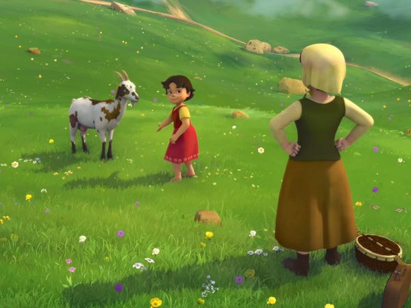 Heidi - En lo alto de la montaña