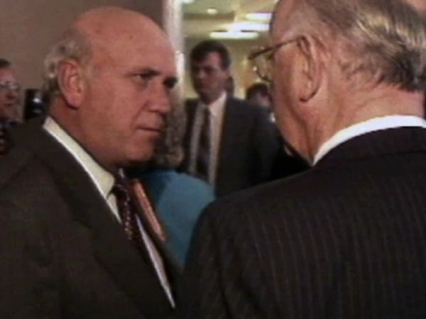 Face a Face - Mandela vs De Klerk