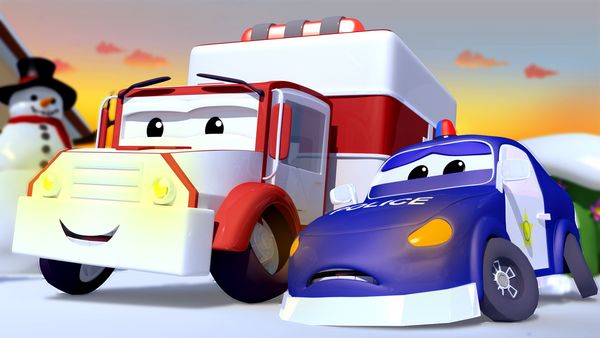 Amber the Ambulance - Pequeno Matt tem um resfriado na véspera de Natal / Frank é atingido por produtos químicos / Hector é alérgico a nozes / Katie dirige muito
