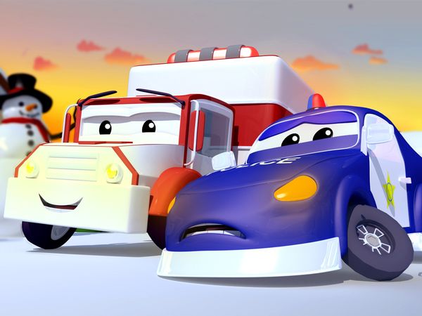 Amber the Ambulance - Pequeno Matt tem um resfriado na véspera de Natal / Frank é atingido por produtos químicos / Hector é alérgico a nozes / Katie dirige muito