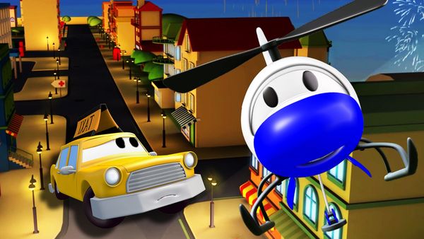 Car Patrol - Salvar o taxi / O que há no campo do Ben? / O ladrão de pizza / Preso nos trilhos do trem