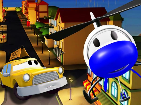 Car Patrol - Salvar o taxi / O que há no campo do Ben? / O ladrão de pizza / Preso nos trilhos do trem