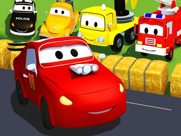 Car Patrol - Carro de Corrida / Caminhão do Lixo / O ladrão das rodas / Carro de corrida mau