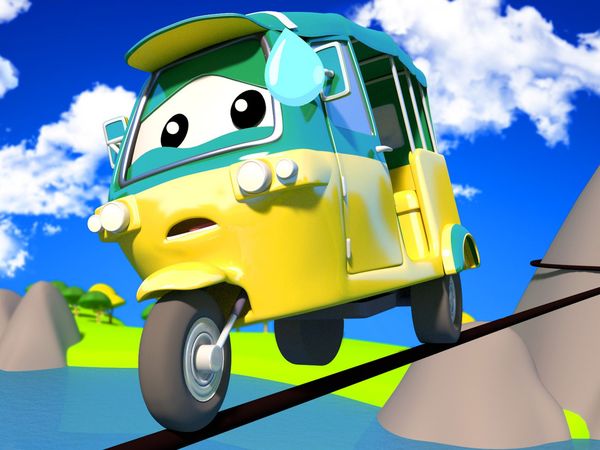 Car Patrol - O corajoso Tao / O Papai Noel / Tyler rouba alguns reatores de velocidade / O caminhão de lixo, espalha produtos químicos por toda a estrada