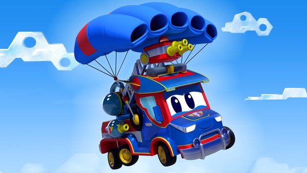 Super Truck - A árvore de Natal está queimando / O engarrafamento / A missão da empilhadeira desaparecida / Fogo no Parque