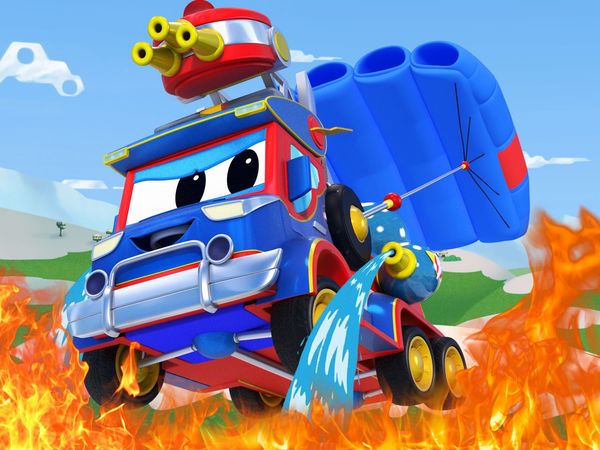 Super Truck - A árvore de Natal está queimando / O engarrafamento / A missão da empilhadeira desaparecida / Fogo no Parque