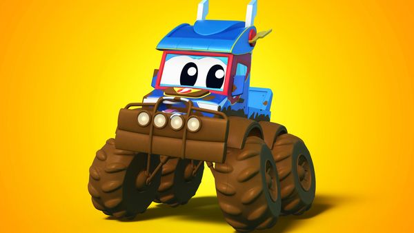 Super Truck - Crianças presas na lama / Caça ao tesouro com piratas na praia / Caminhão de Bombeiros o Resgate / Batalha de cocos com o caminhão de garra