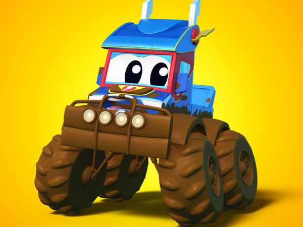 Super Truck - Crianças presas na lama / Caça ao tesouro com piratas na praia / Caminhão de Bombeiros o Resgate / Batalha de cocos com o caminhão de garra