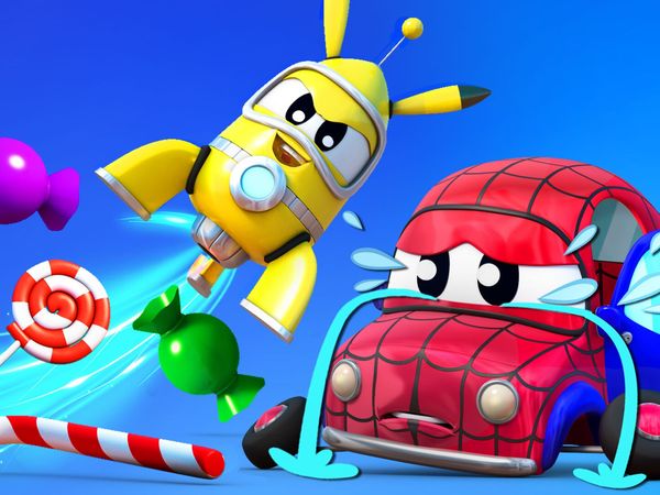 Super Truck - Pikachu é um Foguete / O caminhão monstro de cabeça para baixo / Crocodilo vs Carro de Polícia / Super trem de resgate na cena do acidente