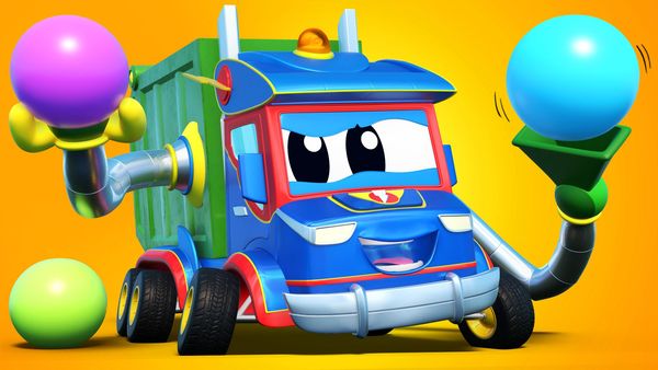Super Truck - Verão: bolas caindo no rio / Ovos de Páscoa perdidos / Escavadeira e piscina de bolinhas / Piquenique na fazenda e o T-Rex