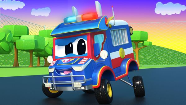 Super Truck - Caminhão de Polícia investiga / Encontro com fantasma / Problemas na Fazenda / Super Escavadeira na pista de corrida