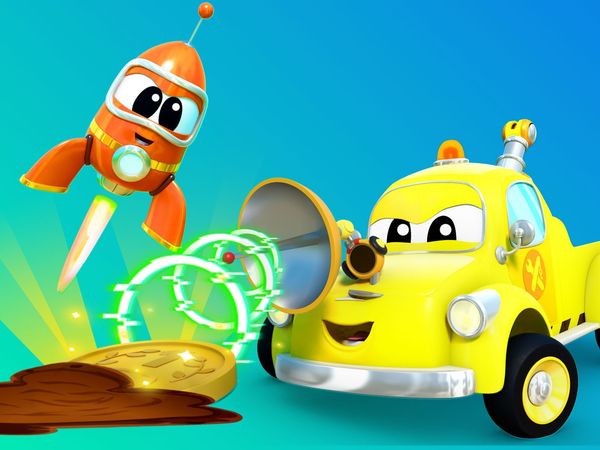 Car City Super: Tom The Tow Truck - A caça ao tesouro do Tom the Tow Truck o Inventor / O congelador do Tempo / Bolo Gigante do Tom the Tow Truck / Caminhão de Bombeiros é clonado