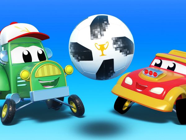Car City Super: Tom The Tow Truck - Jogo de Futebol de Carros e Caminhões / Tom the Tow Truck desenha um Dinossauro / Caminhões Aranha / Equipe de resgate da construção