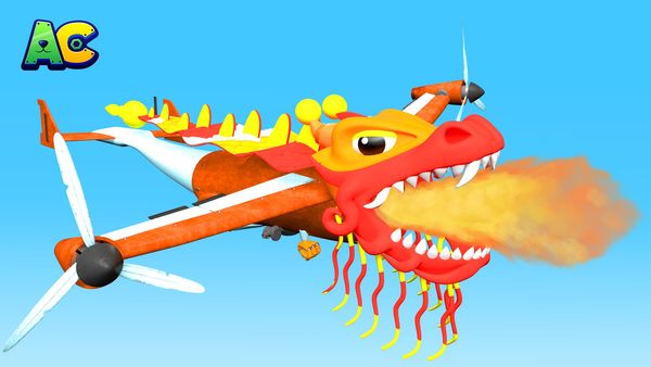 AnimaCars Rescue - Ano novo chinês: O dragão / A Espada Mágica / A árvore de balas
