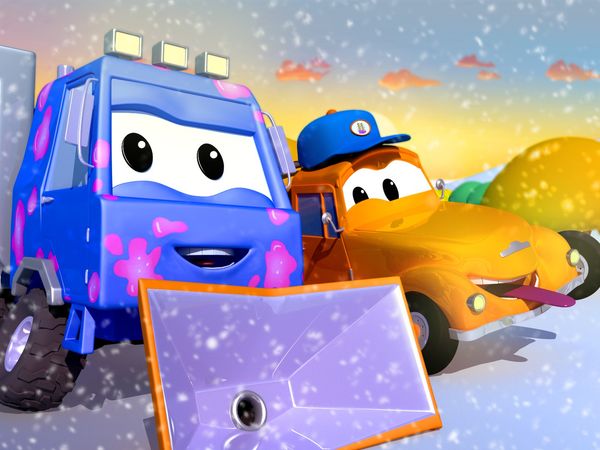 Tom's Car Wash - Uma árvore de Natal cai em cima do Sam / Rocky quer ver o Papai Noel / Francis, a empilhadeira, fica coberto de neve artificial / Gary é enganado