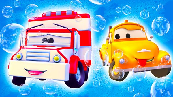 Tom's Car Wash - Amber a ambulância / Dane, o guindaste de demolição está sujo / O bebê Suzy / Steve, o Rolo compressor