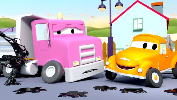 Tom the Tow Truck - Flavy, o caminhão de plataforma / Lily, o ônibus / Christopher, o misturador de concreto / Franck o Caminhão de Bombeiro