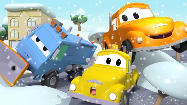 Tom the Tow Truck - Sam, o limpa neve, cai de sono / Tyler fica ferido no show anual de dublês / Dia dos Pais / O Arado do Sam