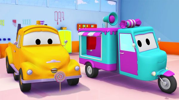 Tom the Tow Truck - O Carro de Doces / O Caminhão de Escolher Cereja / O Velho Fusca / MaTiny Town o Carro de Polícia