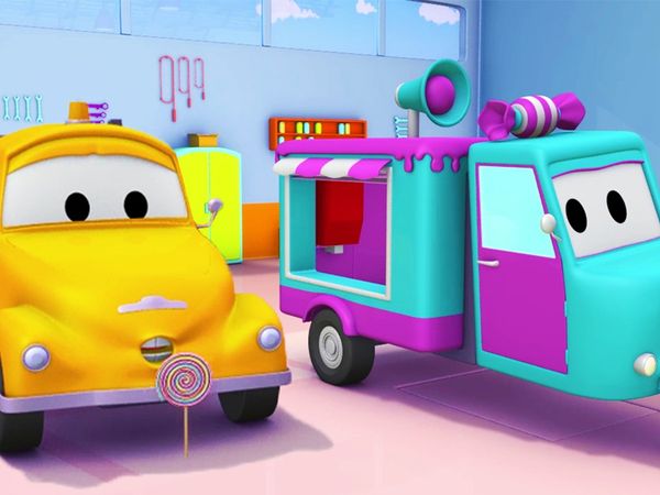 Tom the Tow Truck - O Carro de Doces / O Caminhão de Escolher Cereja / O Velho Fusca / MaTiny Town o Carro de Polícia