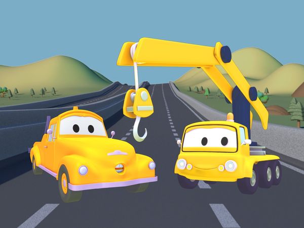 Tom the Tow Truck - O Guindaste / O Helicóptero / O Carro de Corrida Azul / O Caminhão Basculante